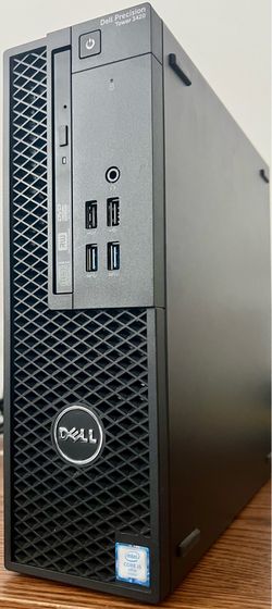 Dell Precision Tower 3420 SFF DVDRW QuadCore i5-6600 3.3GHz 8GB RAM 256GB M.2+1TB HDD Win11Pro Office24