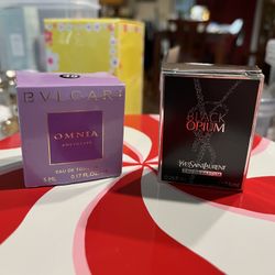 New. Two Travel Size Mini Perfumes. 