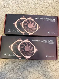 Noctua NF-A12x25 G2 PWM Sx2-PP 120mm Fan 2-Pack (x2 Boxes)