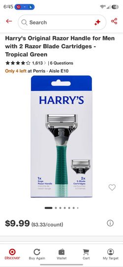 Mens Harry's razors bundle 7 boxes