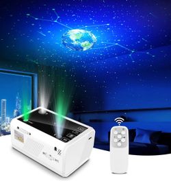LED Stars & Sky Night Light Projector, USB, Remote, Color Changing, Timer remote
