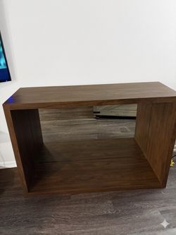 Tv Stand with mirror inside good condition