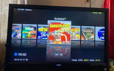 PLAYSTATION 3 MOD with 7500GAMES INSTALLED