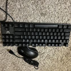 RGB Atrix Keyboard And Mouse