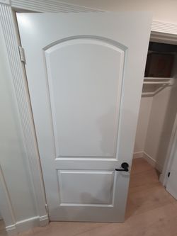 2 White Room Doors Brand New, Painted