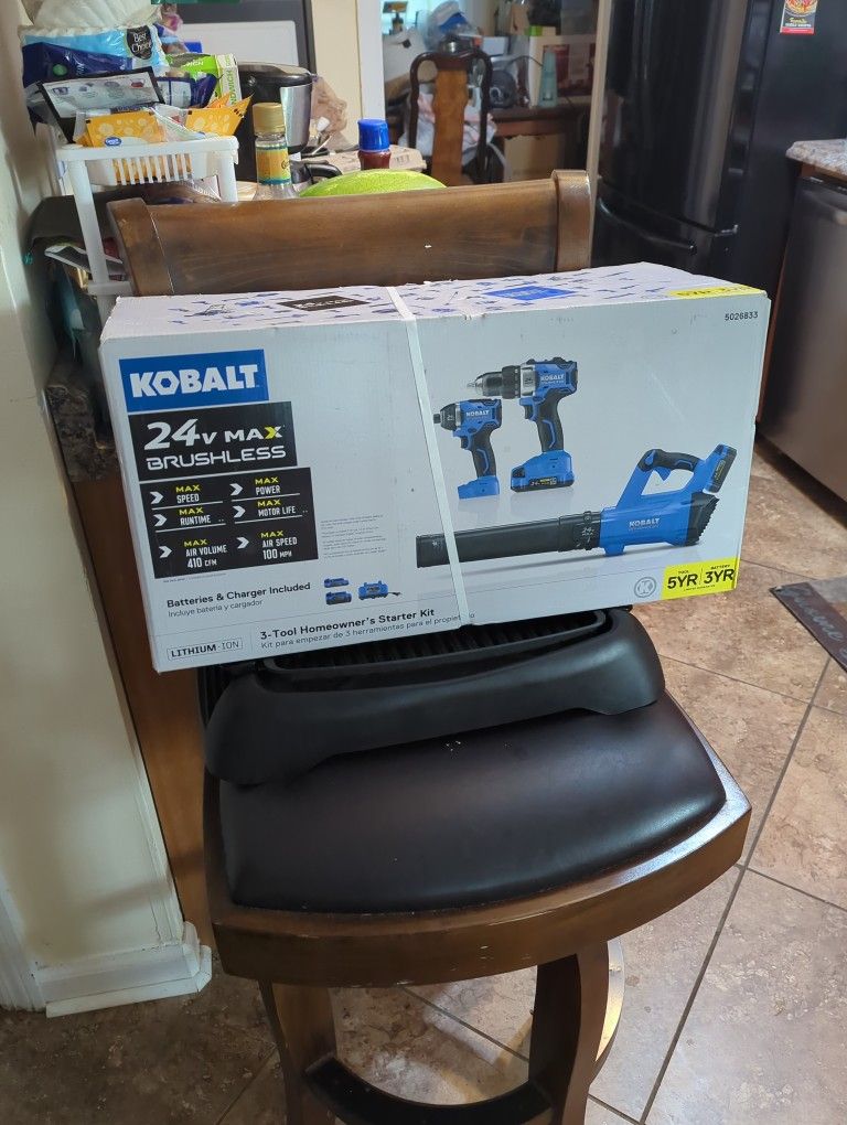 Kobalt Drill And Blower Set , New $179