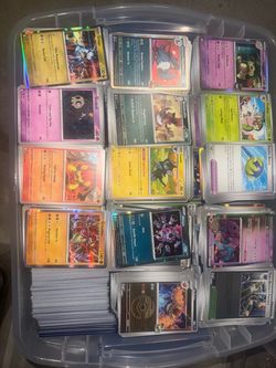 Bulk of Pokémon cards