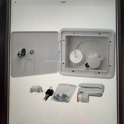 Gravity City Water Inlet Fill Dish Hatch Lock for RV Trailer Cars for Most Fresh Water Inlets on RV Motorhomes Caravans & Boats @M2