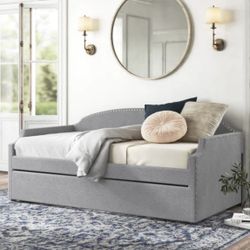 Twin Daybed Trundle - with memory foam mattress included
