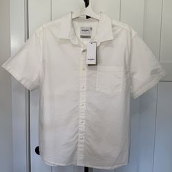 Men’s white button up dress shirt, Goodfellow XL