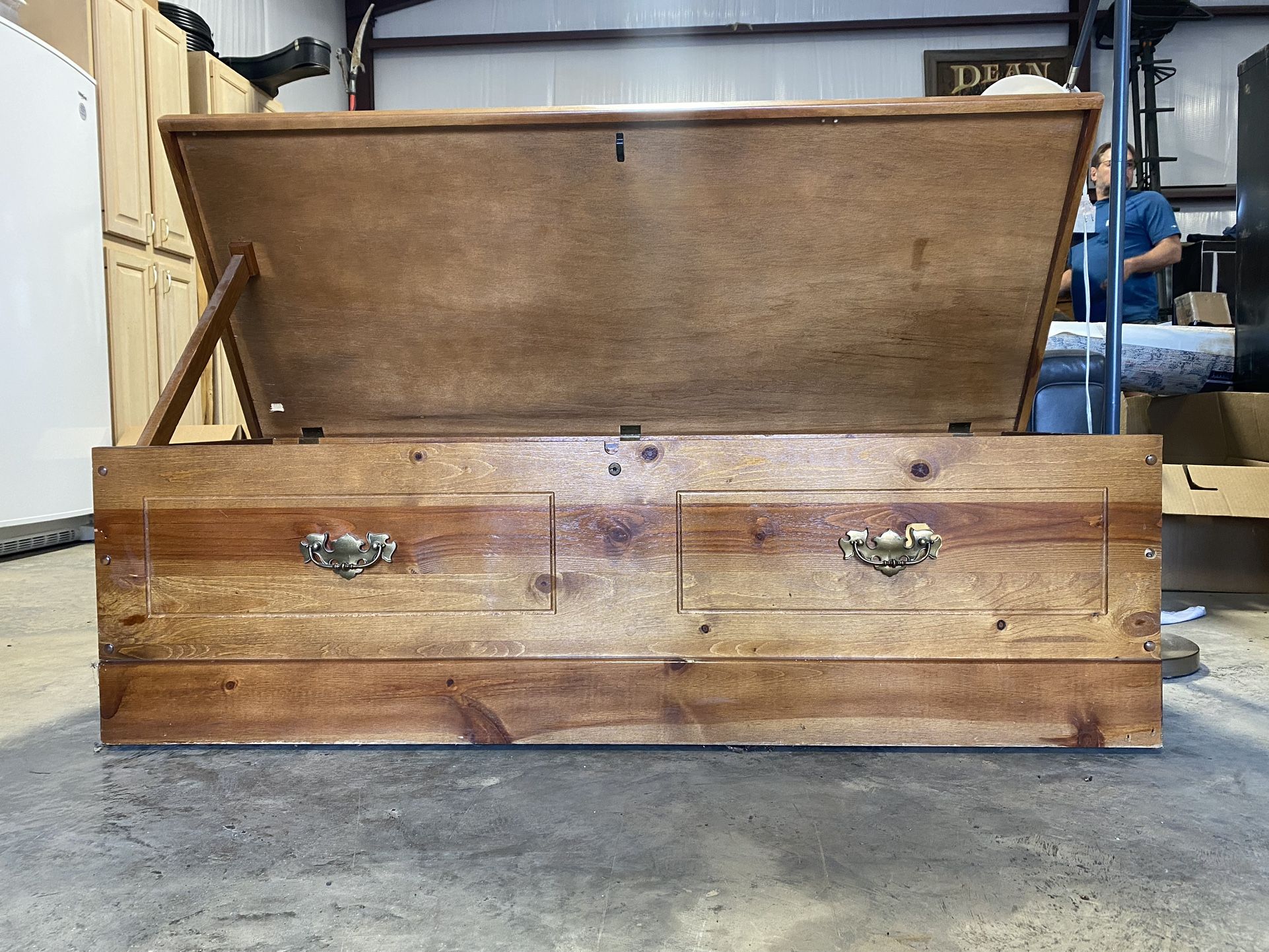 Wooden chest