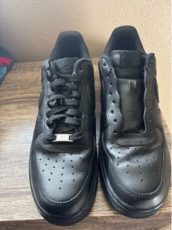 All black Air Force’s size 12