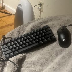 Logitech G Pro X Super Light Wireless Gaming Mouse. Razor Huntsman mini Keyboard 