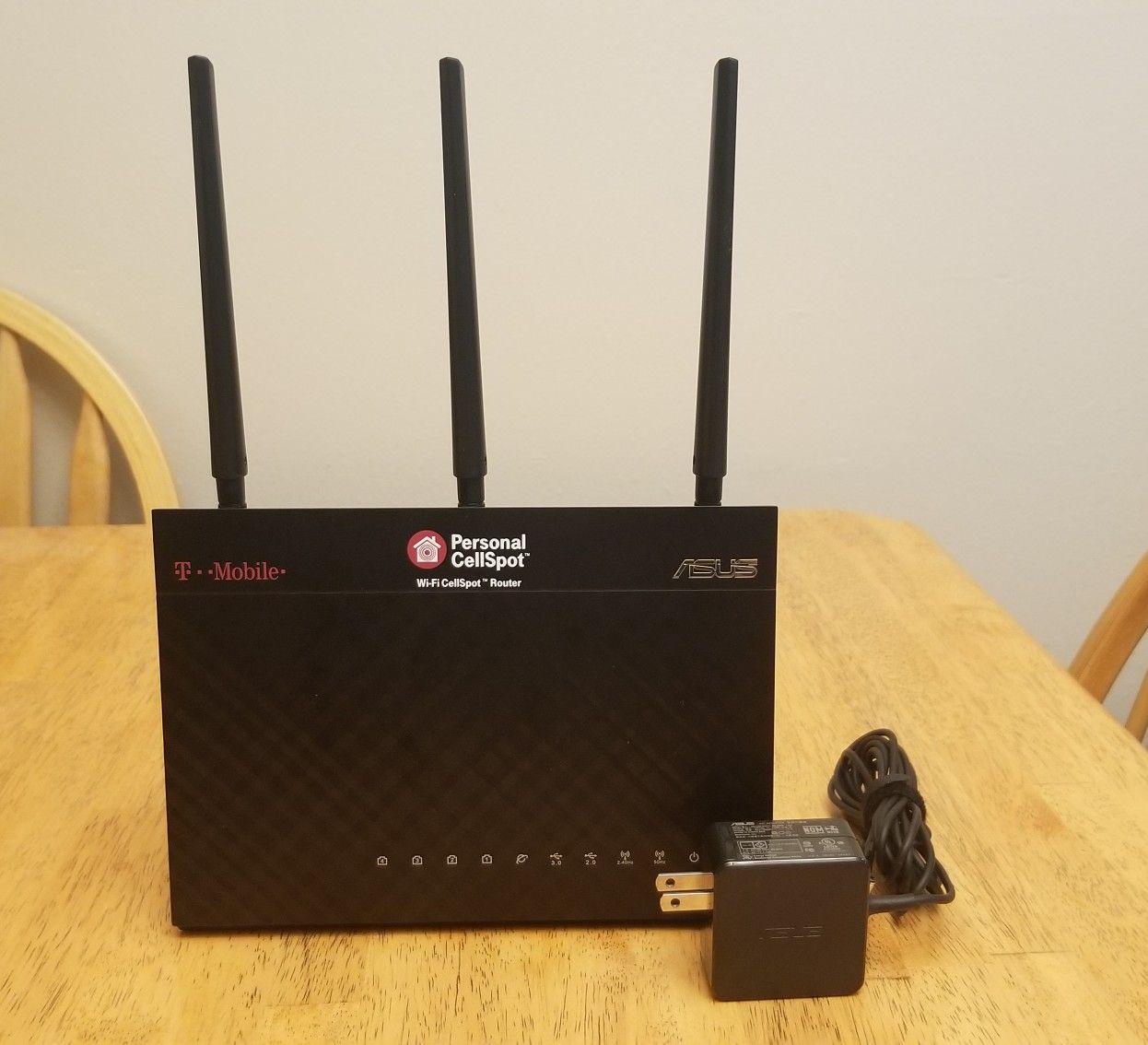 Tmobile AC-1900 flashed to Asus RT-AC68P wireless dual band router. Used.