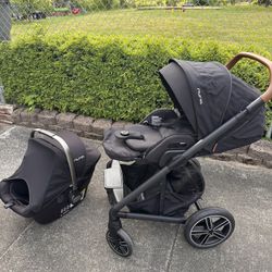 NUNA MIXX stroller and Car Set Set