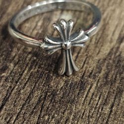 Gothic Cross Silver  Ring