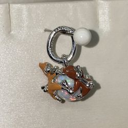 Pandora Disney Chip & Dale Bauble Dangle Charm (Sterling)