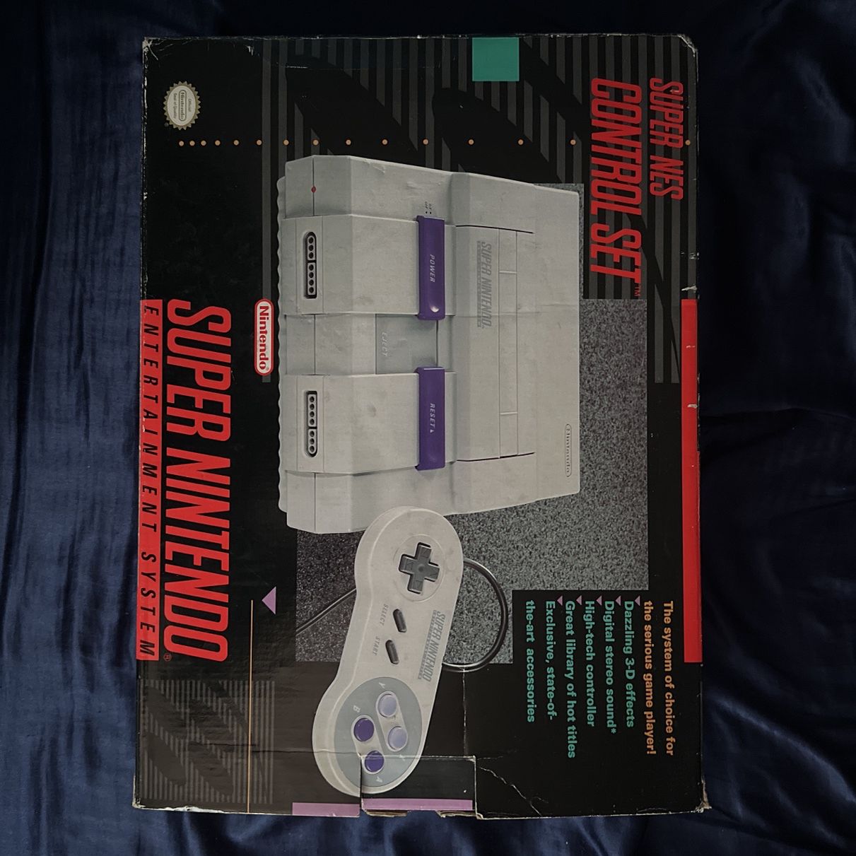 Boxed Super NES Control Set