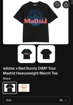 Bad Bunny Madrid Merch