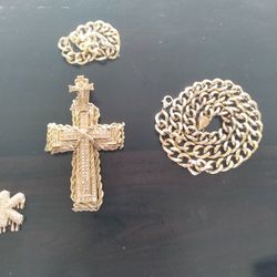 NEW ☆☆☆☆☆...360°Degrees Rope ICEDOUT CROSS  Details Where You Can See The Cool Part To It..STAINLESS ●STEEL●GOLD☆(((EXCLUSIVE)))$120 ...2nd Place Is "