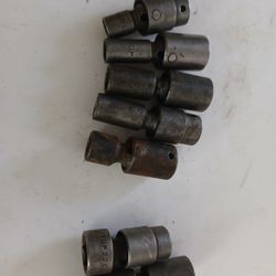 7pc Mac 3/8 Drive Impact Swivel Universal Sockets 