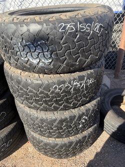 275/55/20 used tires