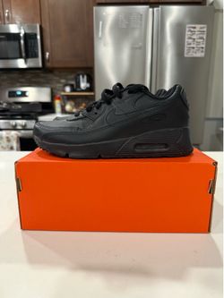 All Black Nike Air Max Youth size 3