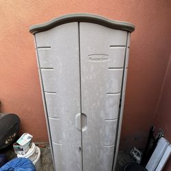 Large  Plastic Storage Cabinet - $60
