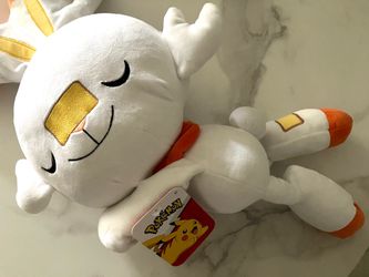 Pokémon sleeping plush Scorbunny
