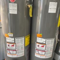 NEW WATER HEATER RHEEM GAS 50 GALLONS