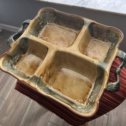 St Remy by Ambiance Double Handled 4 Section Serving Dish