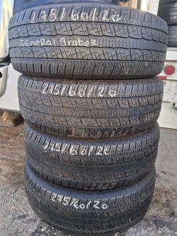 1 set of 275/60/R20 with 90% of tread or life GENERAL GRABER HABLAMOS ESPAN̈OL