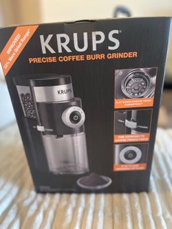 New box KRUPS Electric Burr Coffee Grinder