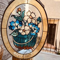 Vintage Small Stained Glass