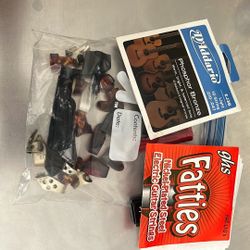 Guitar strings + Picks and Tools