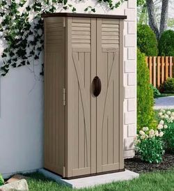 Brand New 6’ Tall Suncast Outdoor Storage Shed, All Weather Durable Resin, Lockable