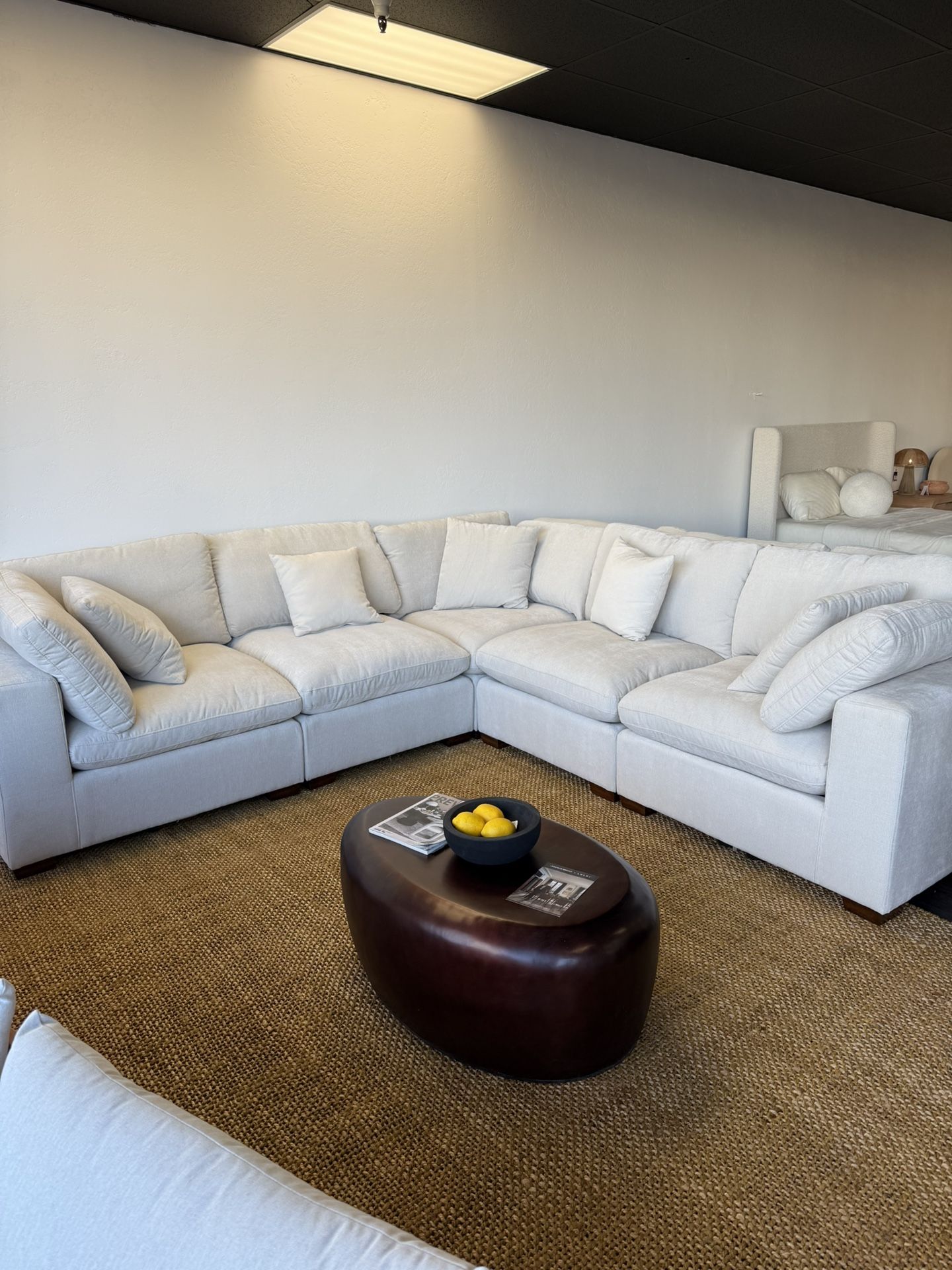 Cloud Modular Sectional – 5 Seat 117” x 117” – NEW – Free Delivery