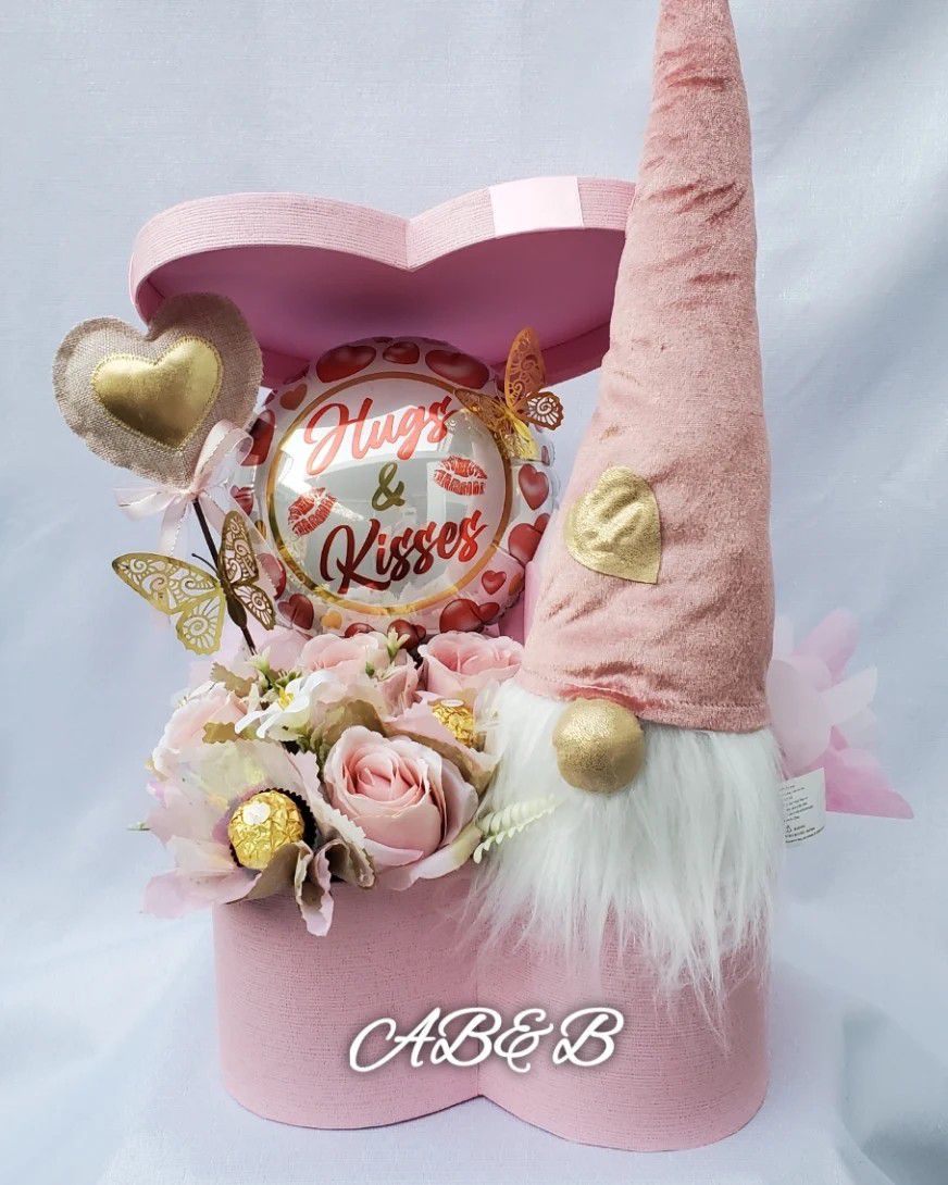 Valentine's Day Gnome Gift Basket!
