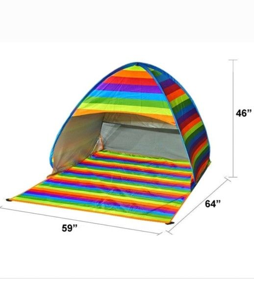 Brand New Beach Tent Pop Up