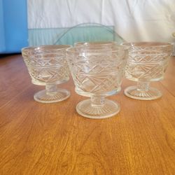 Vintage Dessert Cup Glasses