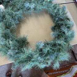 Two Quality 34” Wreaths