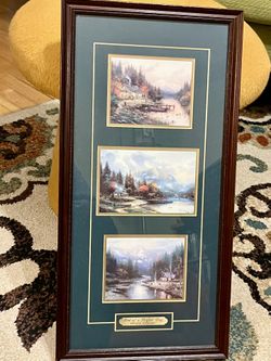 Framed Thomas Kinkade Prints