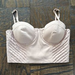 Marciano Dusty Pink Bustier Top - Size 6