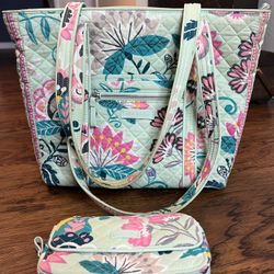 Vera Bradley Set Wwallet And Bag 