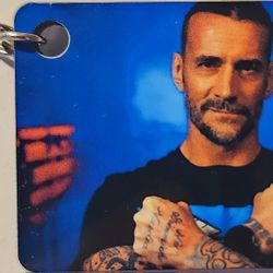 WWE keychain,  C.M. Punk