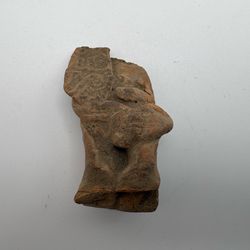 Terracotta Fragment Pre-Columbian Mesoamerican Clay Applique Zoomorphic