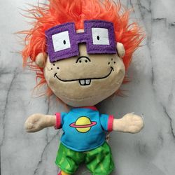 Rugrats Nickelodeon Chuckie Finster Doll Plush 11 inch Toy. Licensed. (  Box #9000) 