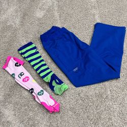 FREE Small Scrub Bottom Pants And Compression Socks 