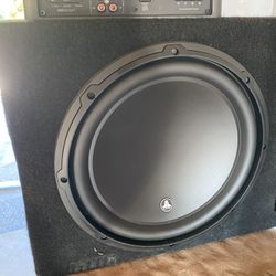 JL Audio Subwoofer and Amp