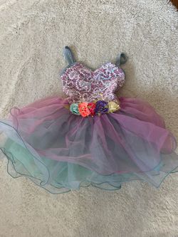 Girls Sequin Tutu Fairy Costume Sz 4/5